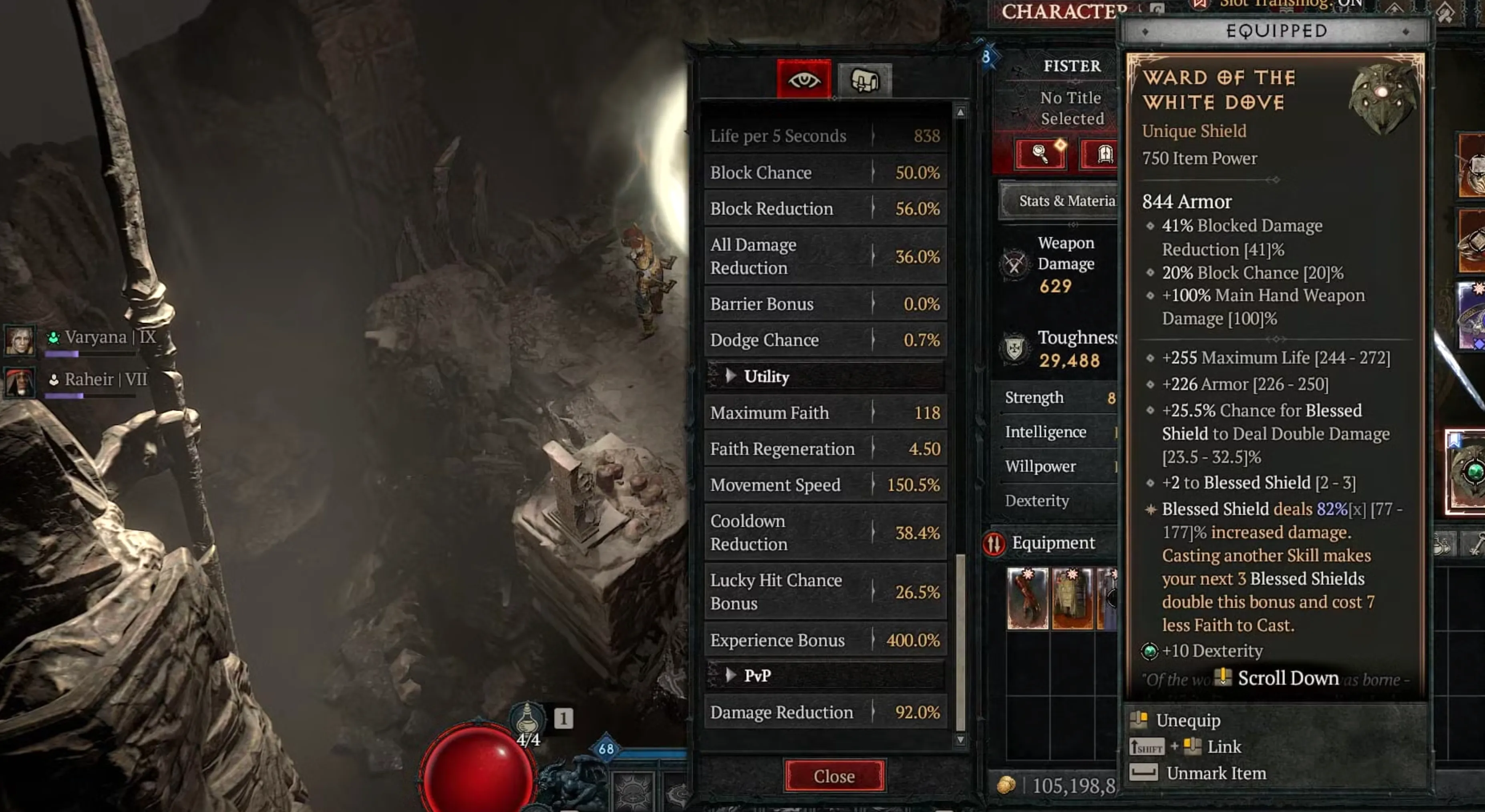 Gear and Legendary Aspect Setup for paladin